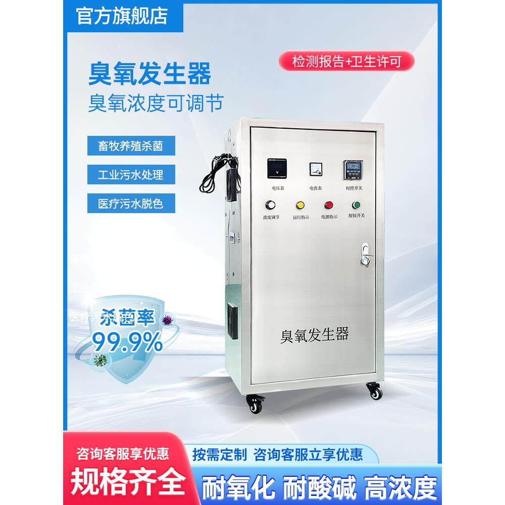 臭氧发生器水处理空气净化杀菌医疗污水脱色处理消毒设备