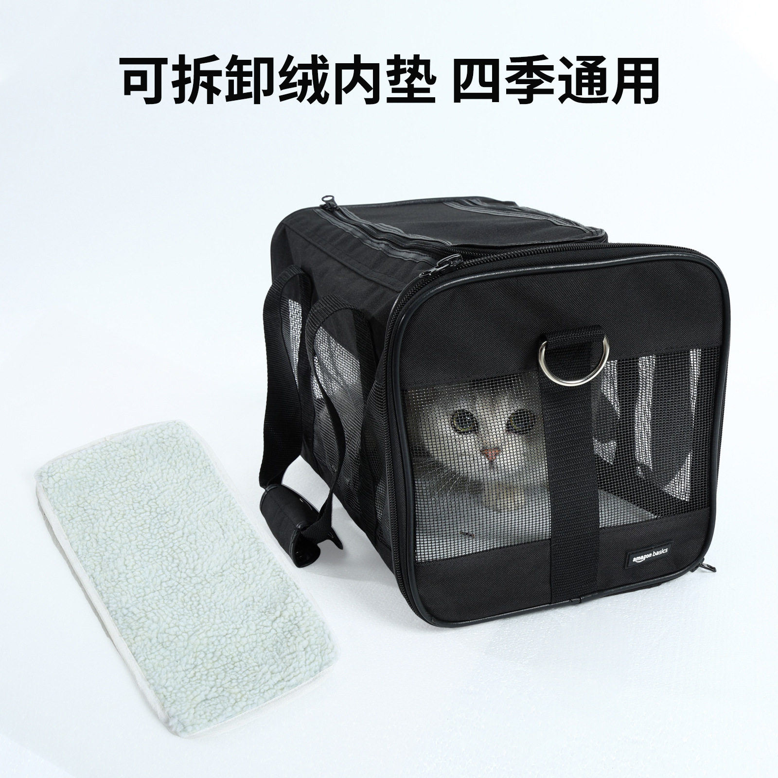 宠物外出旅行包可折叠透气轻便猫包手提包宠物航空包猫咪外出便携