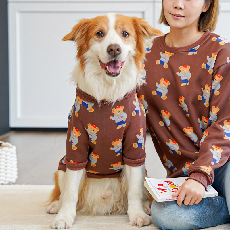 大狗狗拉布拉多金毛宠物秋冬柯基熊狗狗猫咪猫衣服狗用品薄绒卫衣