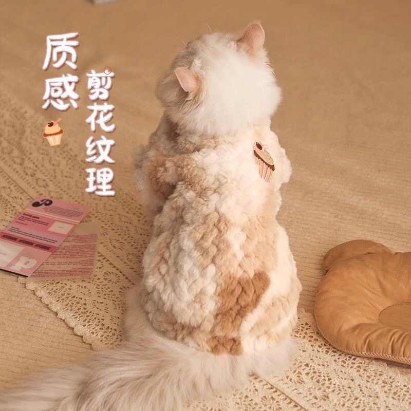 保暖宠物小猫布偶英短银渐层猫猫马甲幼猫冬天秋冬装猫咪衣服冬季