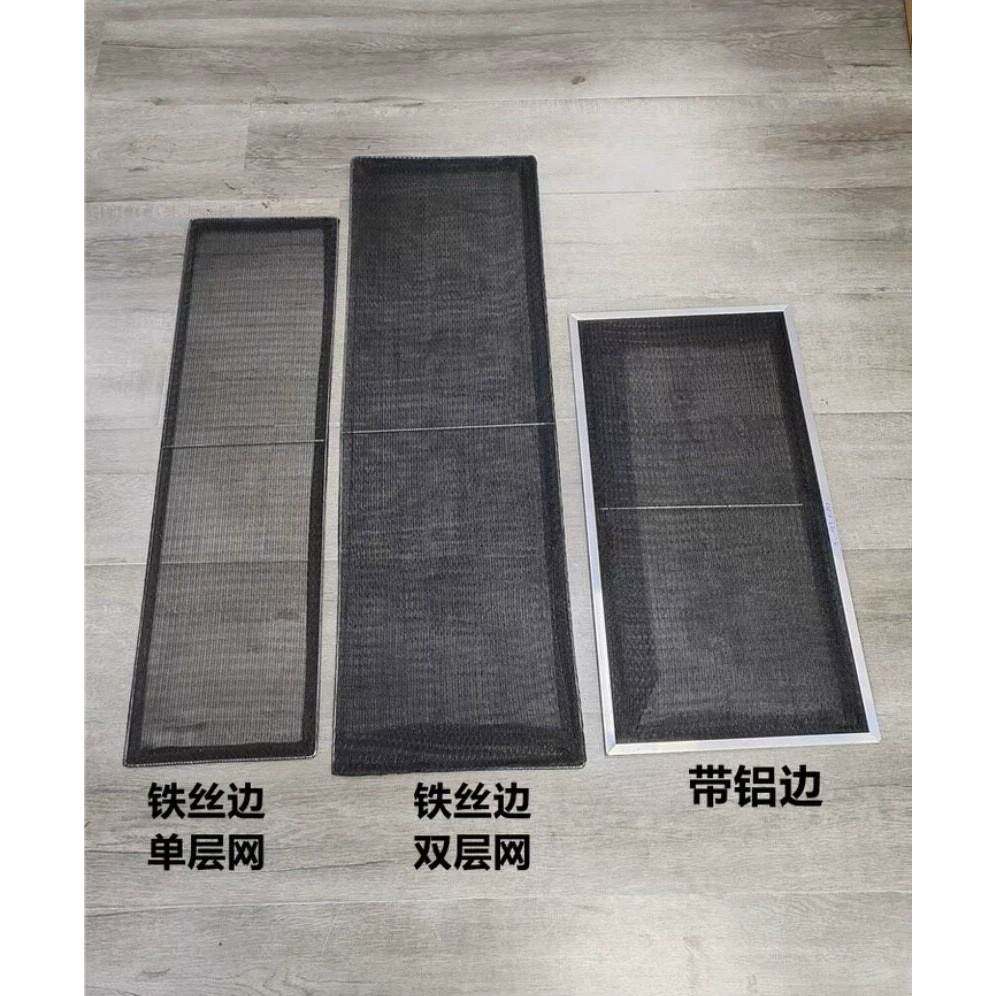 中央空调过滤网回风口防尘网风管机尼龙盘管网遮网主机壳柜定制通