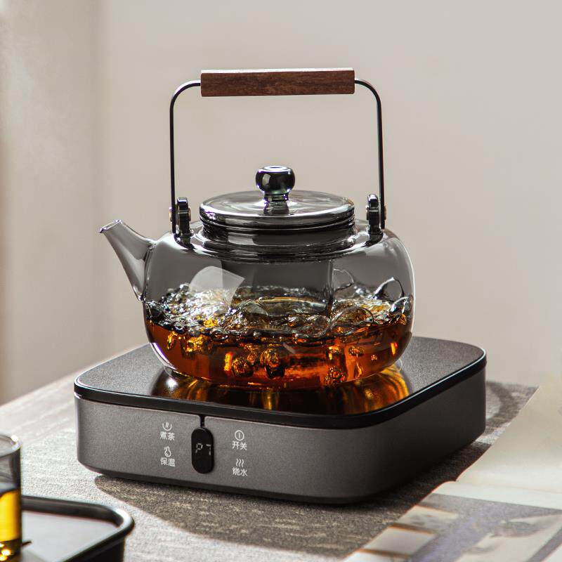 忆壶茶玻璃茶壶黑晶炉煮茶壶2026新款煮茶器快煮壶烧水壶泡茶家用