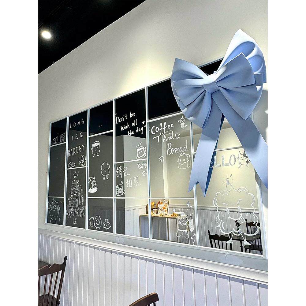 韩系ins风镜子墙烘焙甜品奶茶店咖啡餐厅墙面装饰网红打卡拍照区