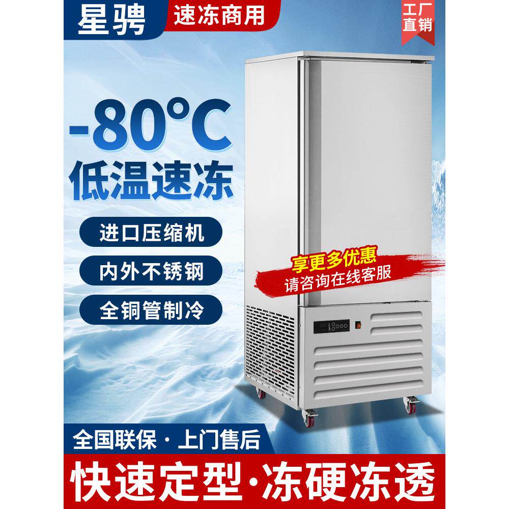兴义速冻柜商用速冻- 45度低温速冻冷冻机海参包饺子插式速冻机