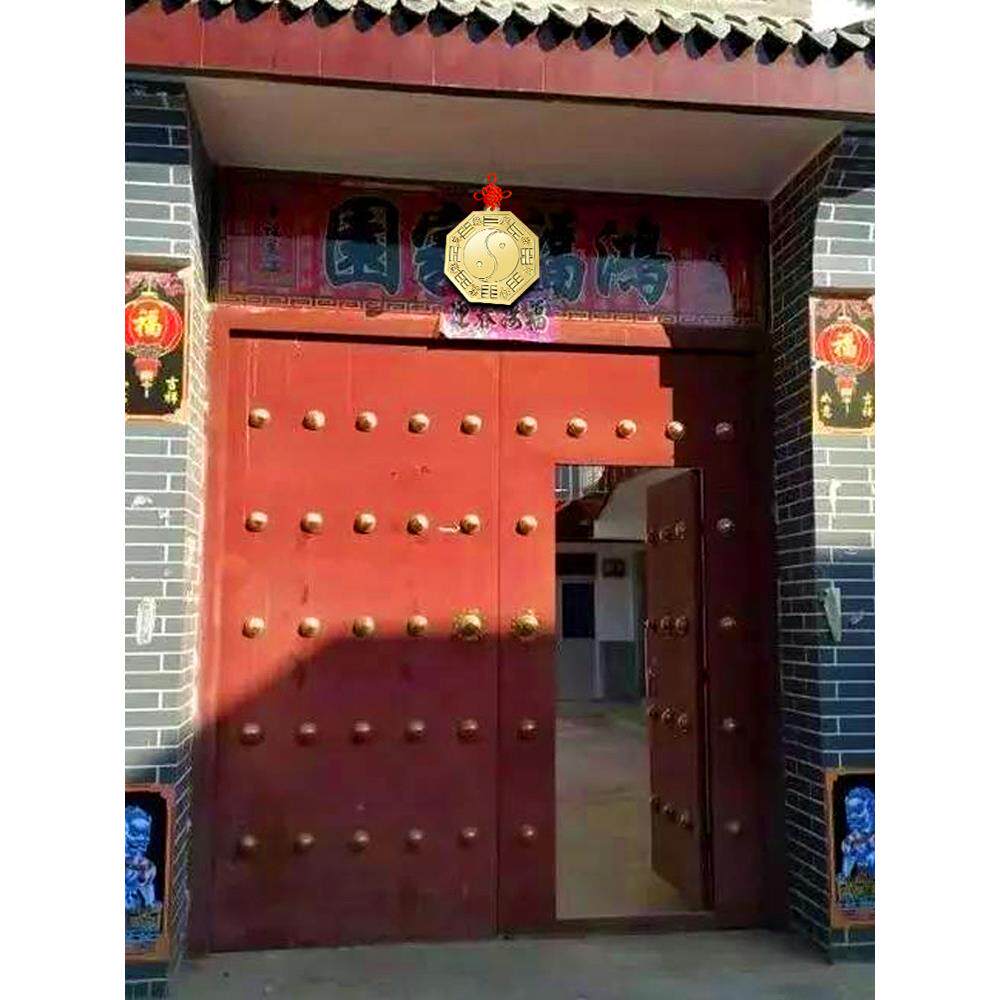 八卦镜凸镜纯铜家用门口挂件凸凹太极九宫八卦平面铜镜子乔迁摆件
