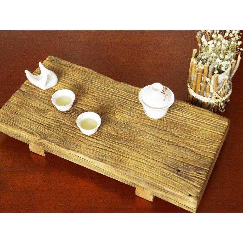 老榆木茶盘家用茶托茶海原木整块风化实木茶台老木干泡台厂家直销