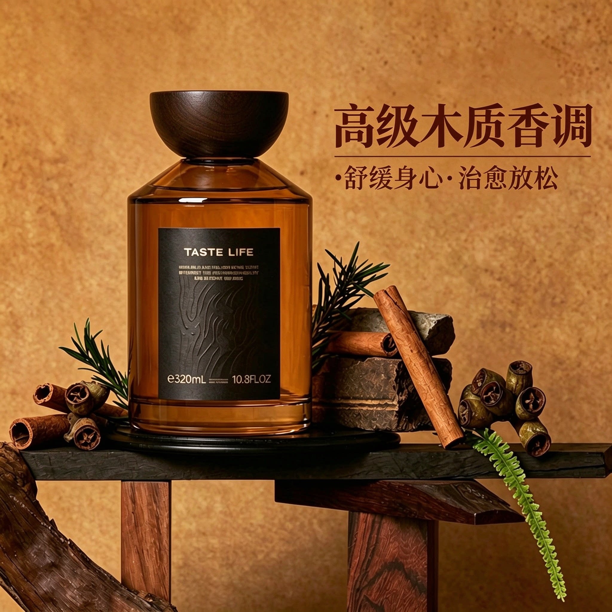沉香木语系列香薰摆件持久留香