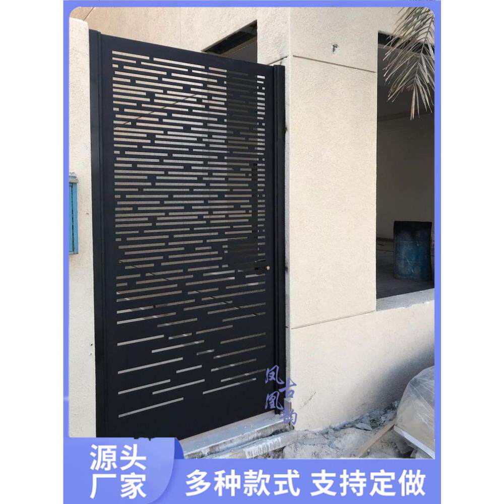 激光切割镂空金属围栏屏风隔断楼梯扶手定制不锈钢玄关隔断装饰板