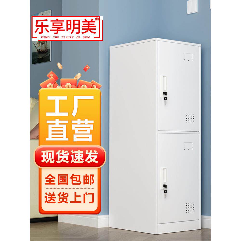 储物柜彩色储物柜单门多门员工储物柜鞋柜铁柜家庭储物柜带锁书包