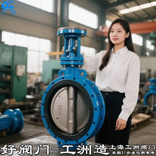 d343h法兰式蝶阀d941x电动软密封蝶阀u型对夹蝶阀电动碟阀蝶阀