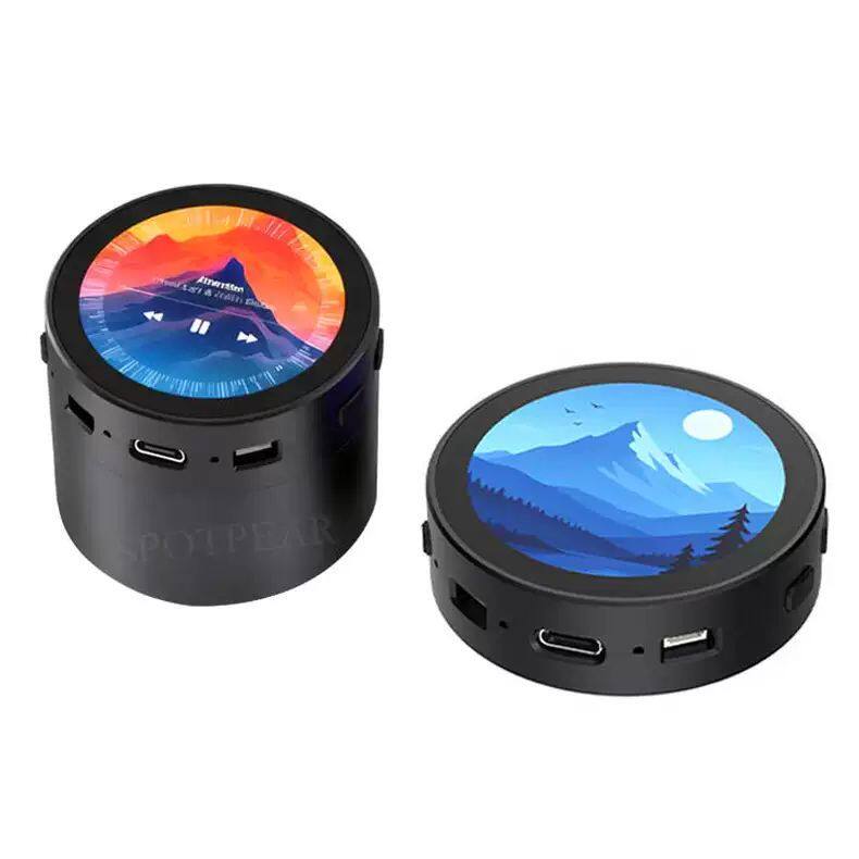 树莓派Pico 2 RP2350A 1.85寸LCD圆形触摸显示屏音箱