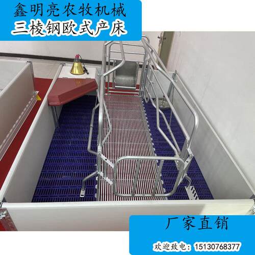 热镀锌热浸锌三棱钢母猪位欧式产床母猪分娩栏