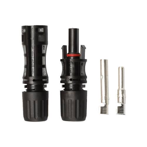 光伏连接器mc4光伏mc4接头公母太阳能线接头对接线光伏接线端子