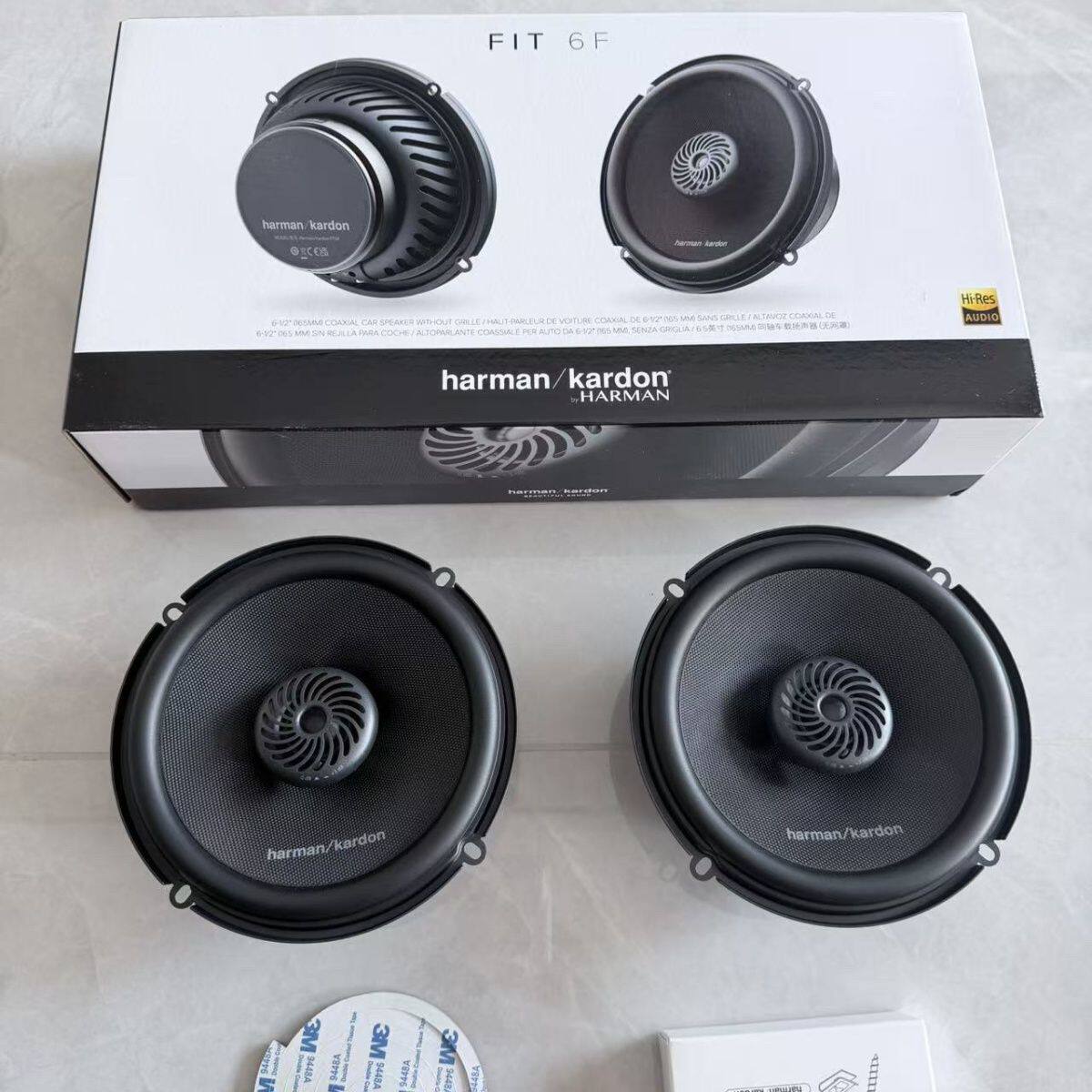 哈曼卡顿汽车音响FIT6F车载6.5同轴套装喇叭扬声器改装