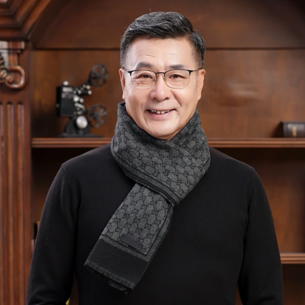 中老年人羊毛男士围巾秋冬季保暖中年老人爸爸实用生日礼物礼盒装