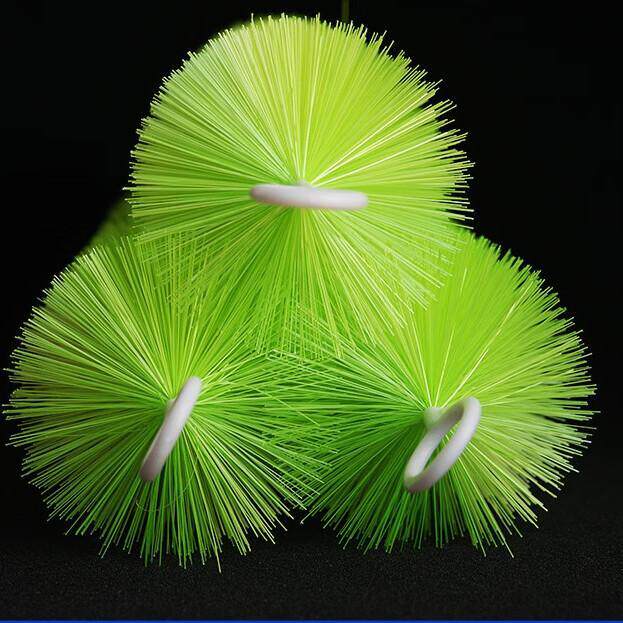 山树野本毛刷毛刷304不锈钢钢1.6芯锦鲤鱼池过滤毛刷生化毛刷