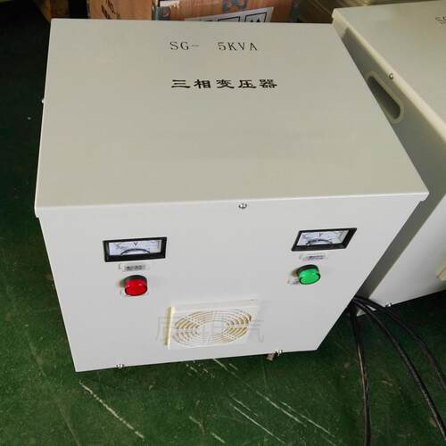隔离变压器5kw三相隔离变压器5kva输入380v输出200v带防护外壳