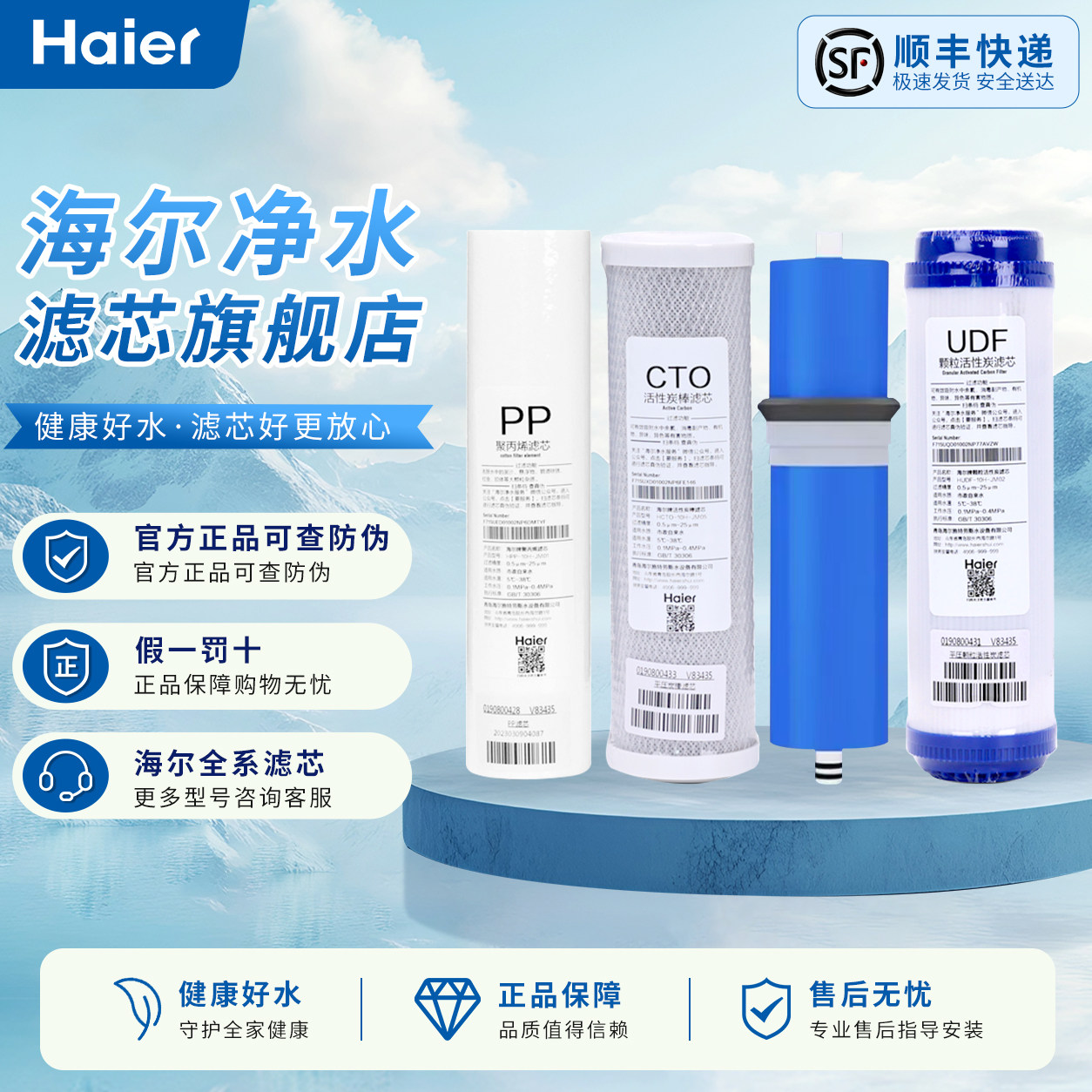 海尔净水器滤芯 HSNF-1500P1(600C) 滤芯原装