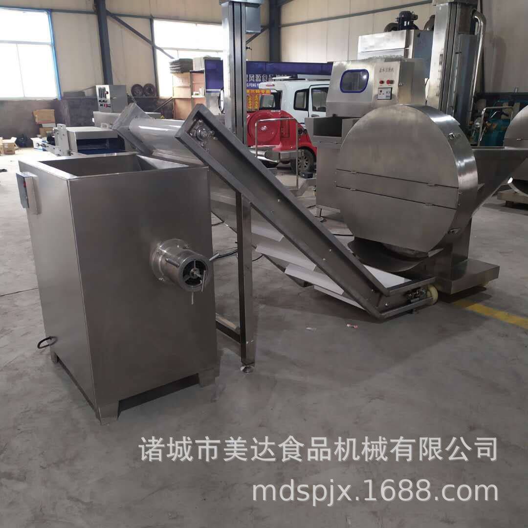现货供应冻肉刨片机全自动刨肉机不锈钢圆盘式刨肉机保修一年
