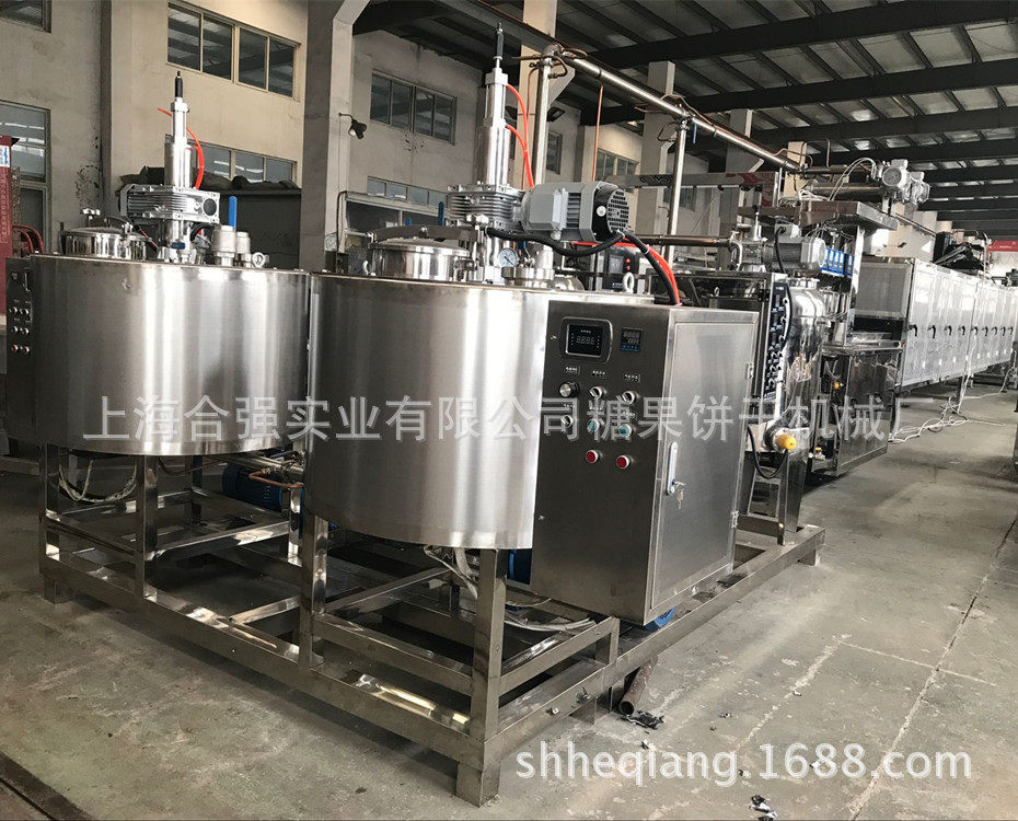 电磁熬煮机糖果煮糖机全自动糖果浇注生产线木糖醇糖果机械厂