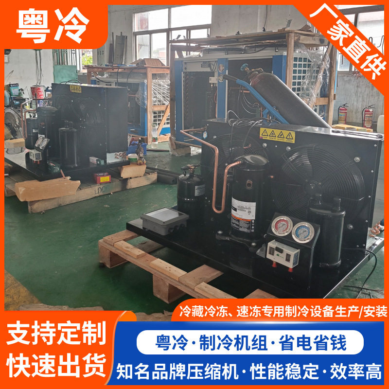 冷库制冷涡旋压缩机组敞开式小型冷冻库制冷机组广东冷库机组