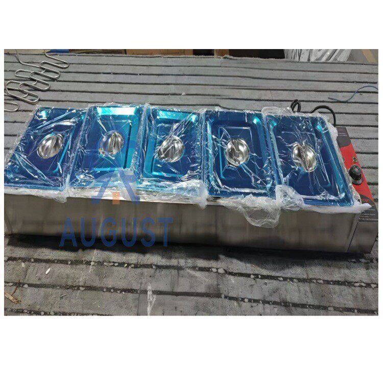工厂批发价商业厨房设备五盘保温汤池