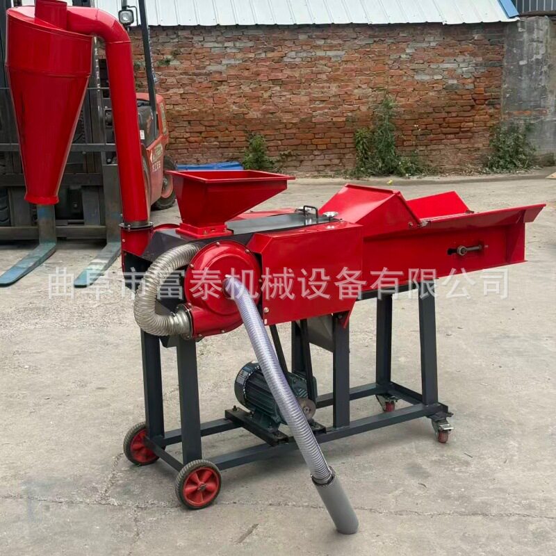 全自动家用小型铡草机鸡鸭牛羊养殖碎草机多功能铡草揉丝粉碎机