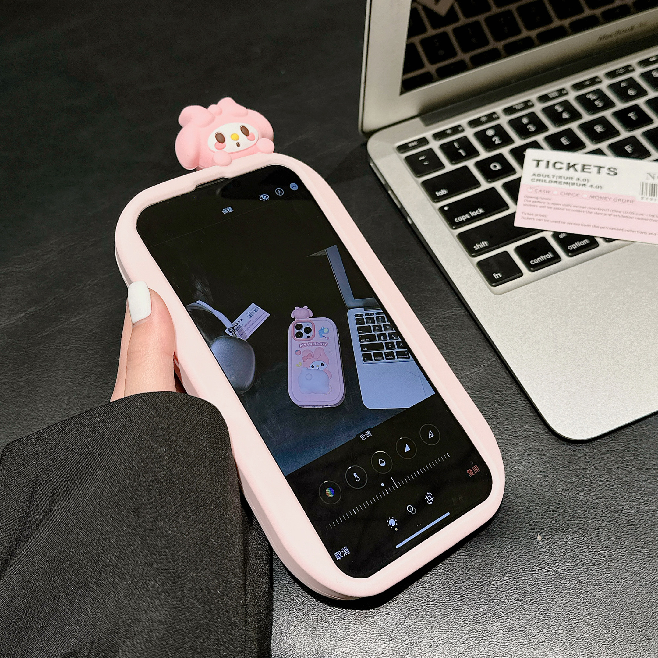 减压屁屁美乐蒂适用iPhone17Promax粉16趴趴15pro捏捏melody苹果14防摔13三丽鸥12可爱11硅胶手机壳