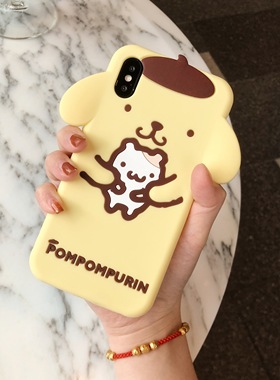 布丁狗三丽鸥适用iphonexmax硅胶12优爱同款苹果8p大耳卡通13pro手机壳11紫色美乐蒂15软保护14可爱Likable