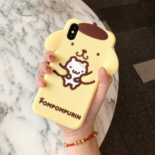 布丁三丽鸥硅胶苹果帕恰狗卡通