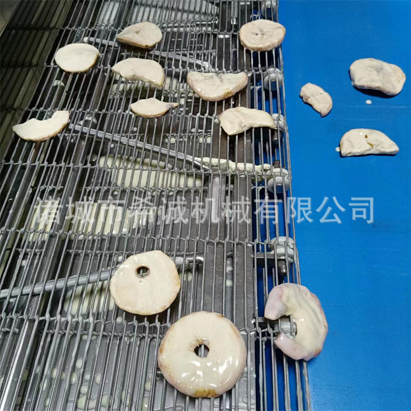 果蔬低温冻干水果裹巧克力机器上浆机冻干菠萝蜜裹巧克力涂层机