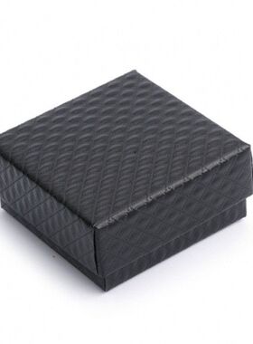 一件代发复古黑色牛皮纸包装盒手链盒项链戒指盒礼品盒批发