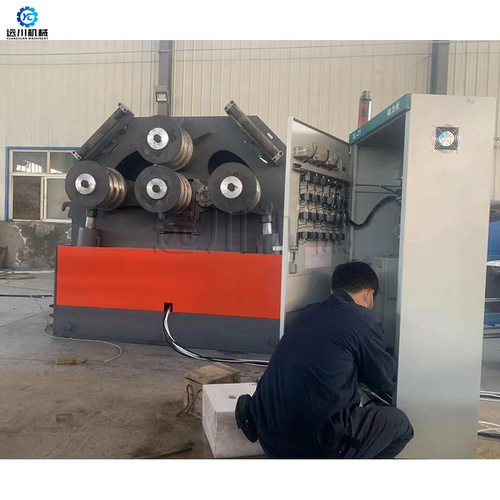 液压4轴螺旋卷圆机钢管螺旋打圈机方管圆管不锈钢管螺旋盘管机