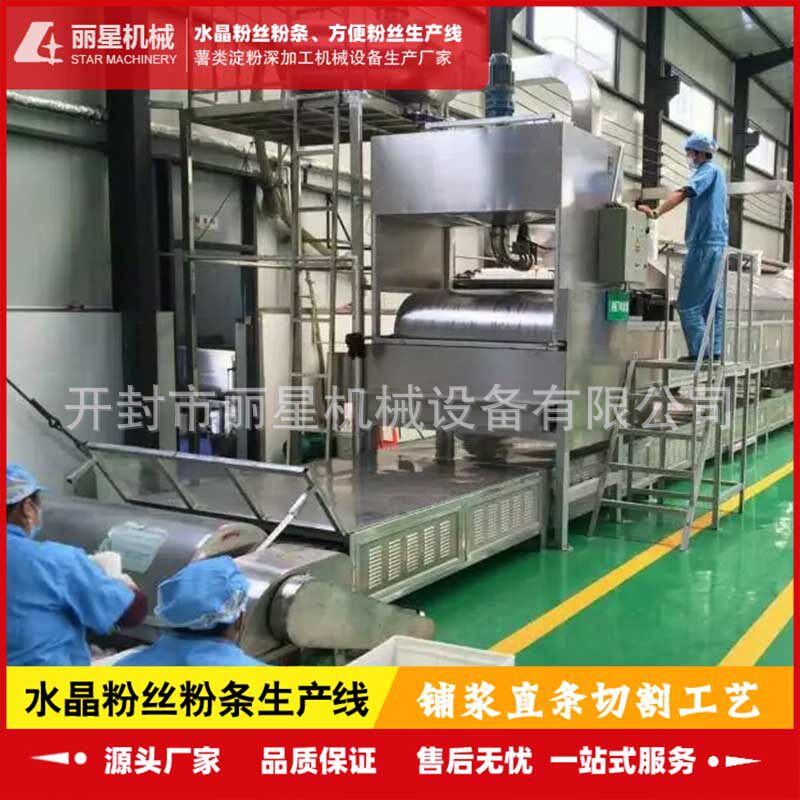 薯类淀粉深加工成套设备丽星红薯粉条机厂家提供设备技术支持