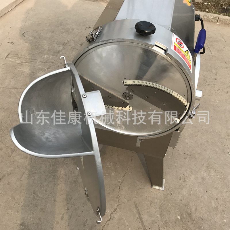 厂家生产圆葱切圈机食堂用萝卜切块切丝机小型不锈钢切菜机