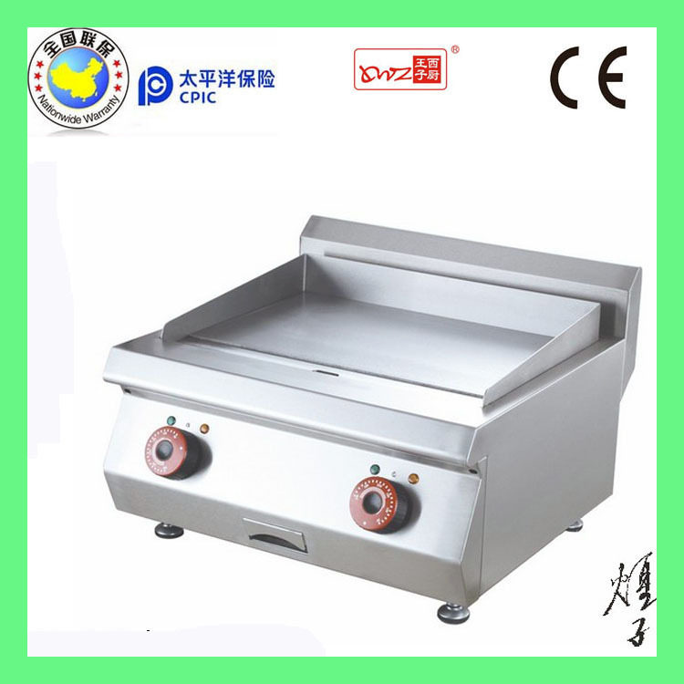 西厨王子TE-G60台式电热平扒炉煎牛扒铁板烧商用手抓饼机鱿鱼烧