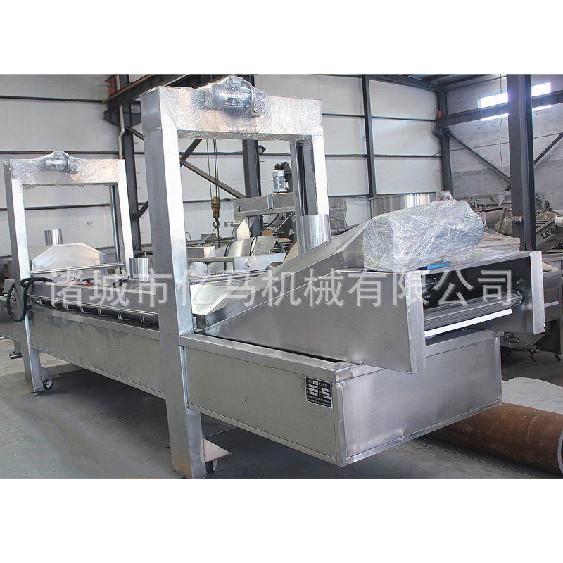 翻转搅拌凤爪油炸机凤爪油炸加工设备油炸鸡爪机鸡爪油炸机