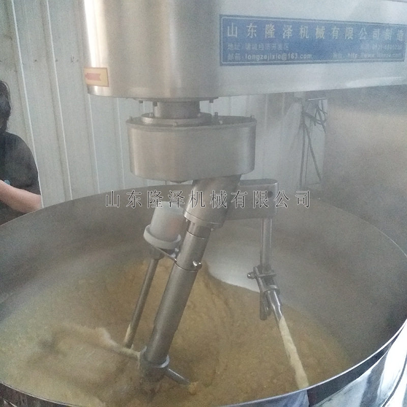 遵义凉粉搅拌炒锅全自动炒凉粉的机器凉粉自动行星搅拌炒锅