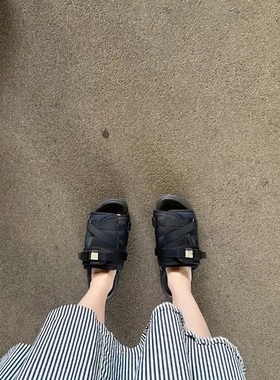 莆田CHRISTO  VISVIM拖鞋女情侣时尚室外沙滩鞋男款潮牌外穿凉拖