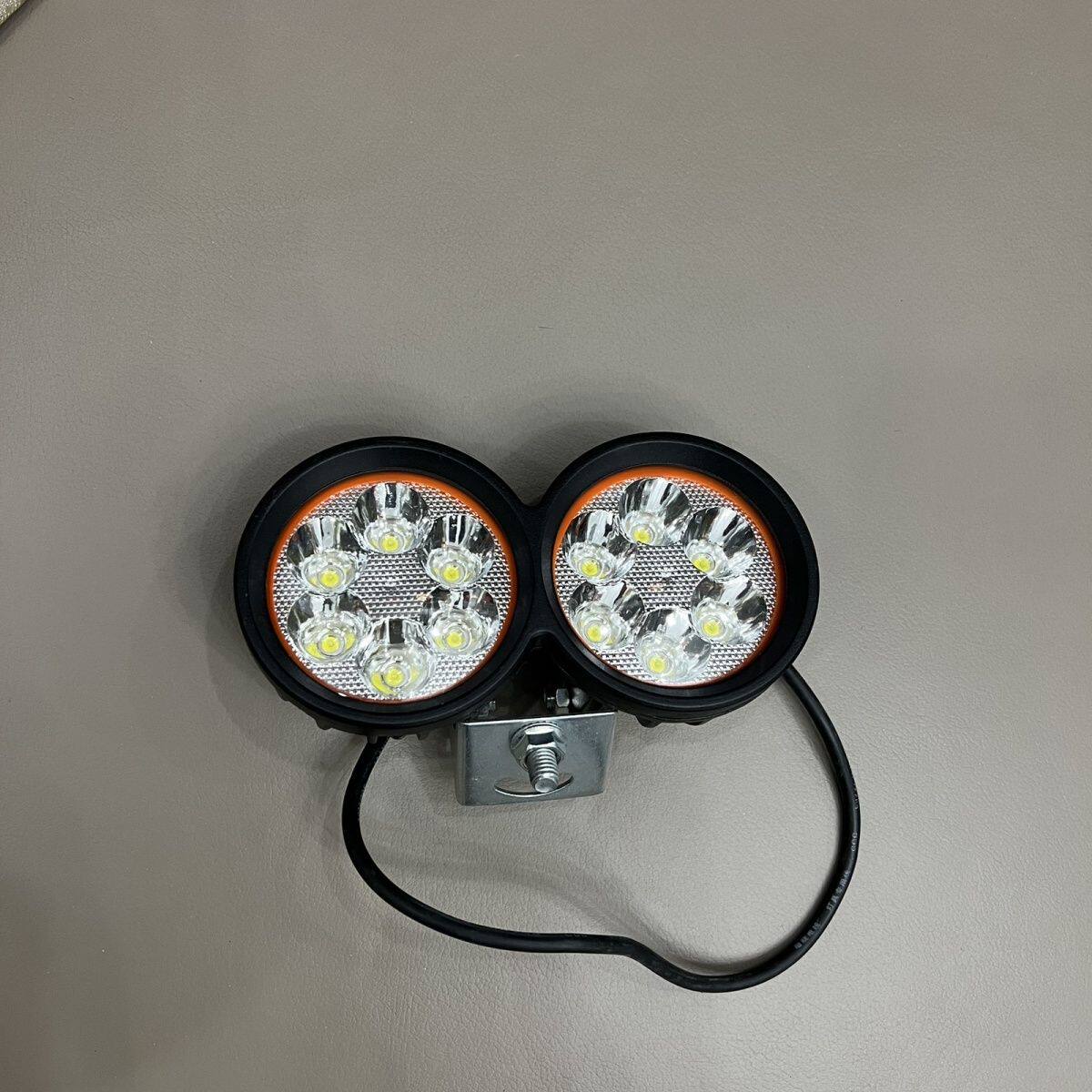 电动摩托车灯改装外置超亮12v-80V三轮电瓶车强光LED大灯流氓射灯