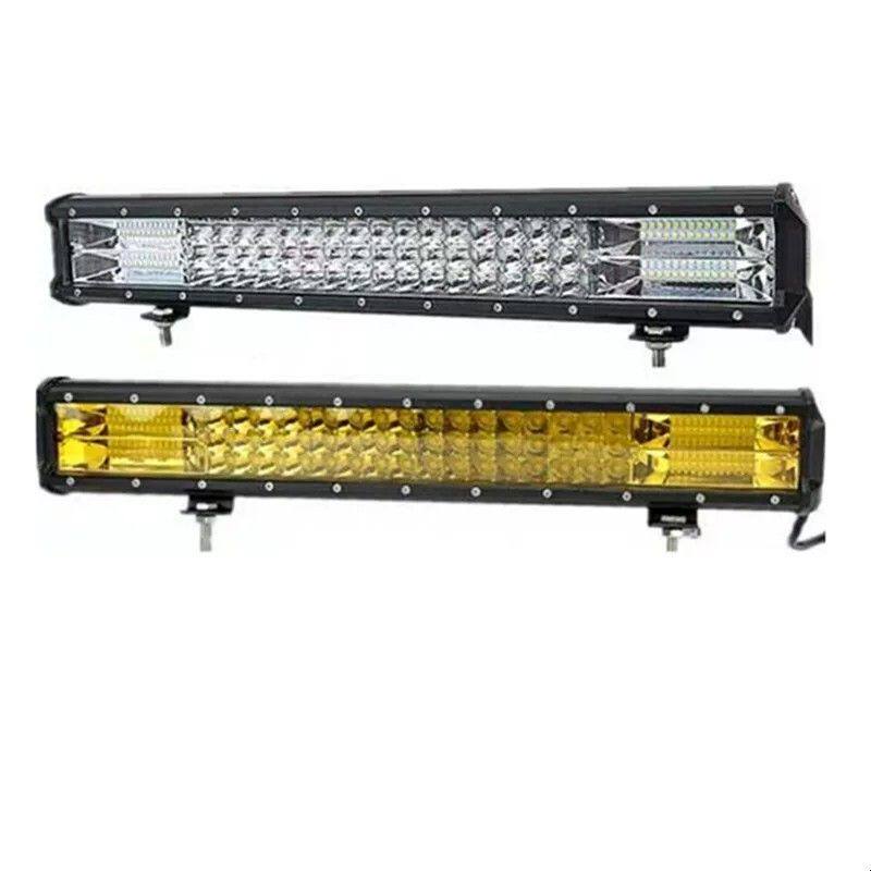 跨境 12v24v改装爆闪货车中网杠灯开道灯强光超亮汽车LED长条射灯