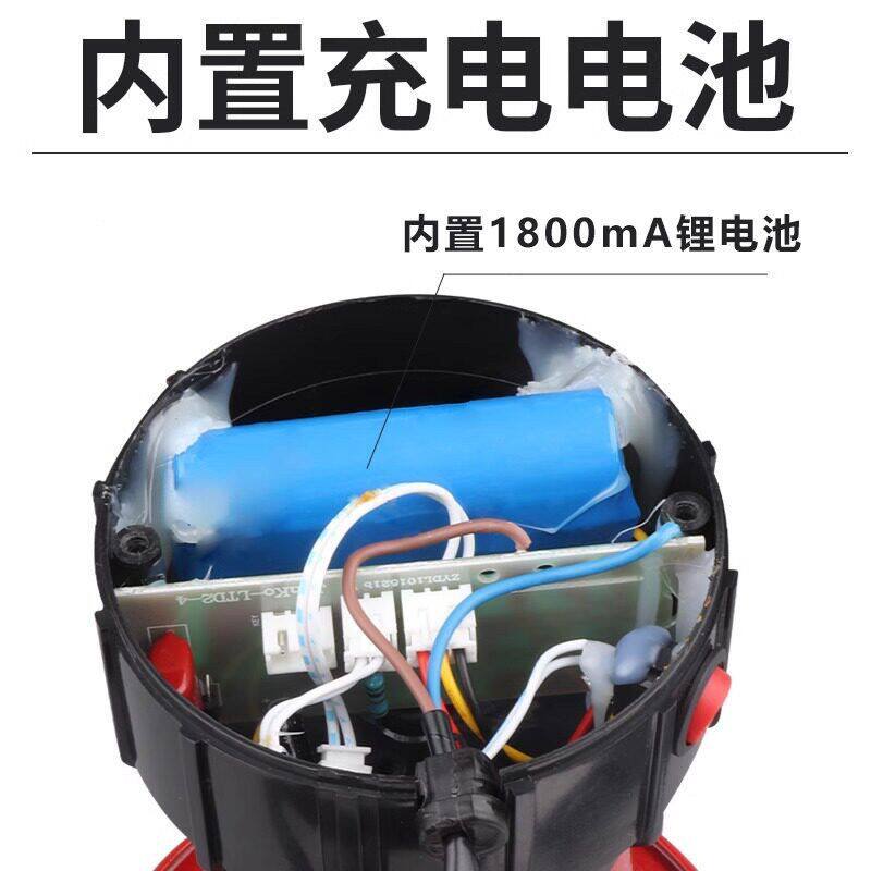 充电款声光报警器免接线远程遥控警报器高分贝语音锂电池无线警灯