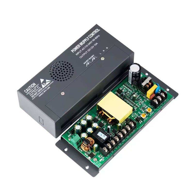 12V10A门禁电源人脸识机磁力锁控制器开关电源可调电压开门延时