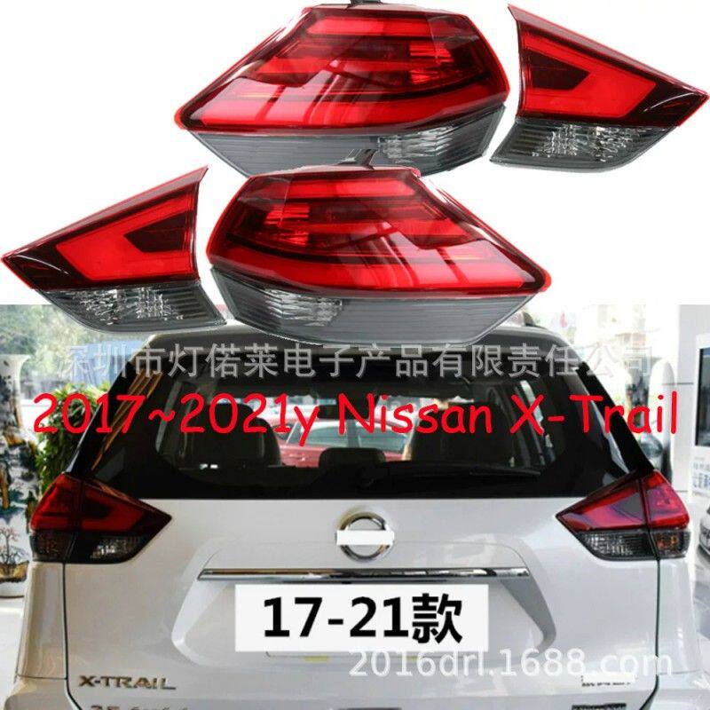 适用于日产奇骏尾灯刹车灯LED后杠灯2017~2021X-Trail rear light