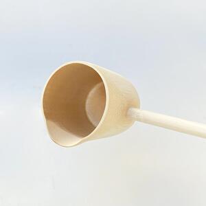 手工竹制带嘴防脱把水瓢茶勺