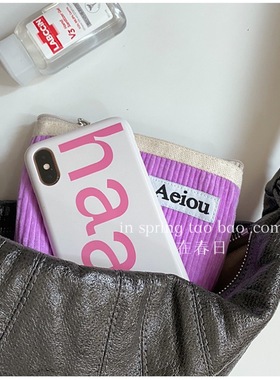 ins韩国haag菲林手机壳17promax硬壳适用iPhone14/13pro/12情侣11全包15保护壳新款16promax