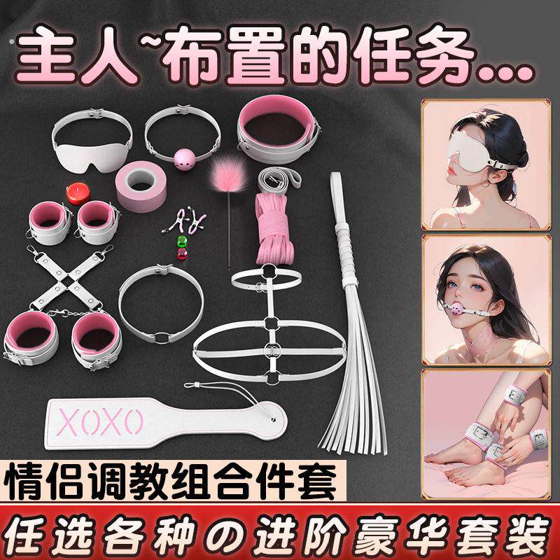 情趣用品sm道具手铐捆绑口球乳夹套装夫妻房事辅助工具成人sp调教
