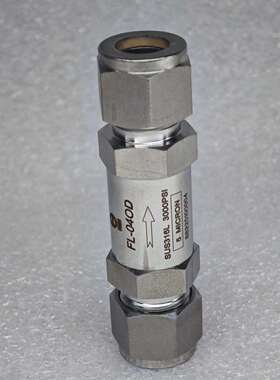{议价}SHNI 卡套单向阀，型号:FL-04OD，SUS316L材
