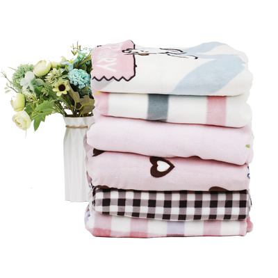 加厚牛奶绒冬季毯子毛绒布料