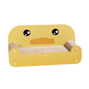 猫抓板瓦楞纸躺椅沙发黄鸭钢琴造型磨爪耐磨耐抓防潮睡觉猫床用品